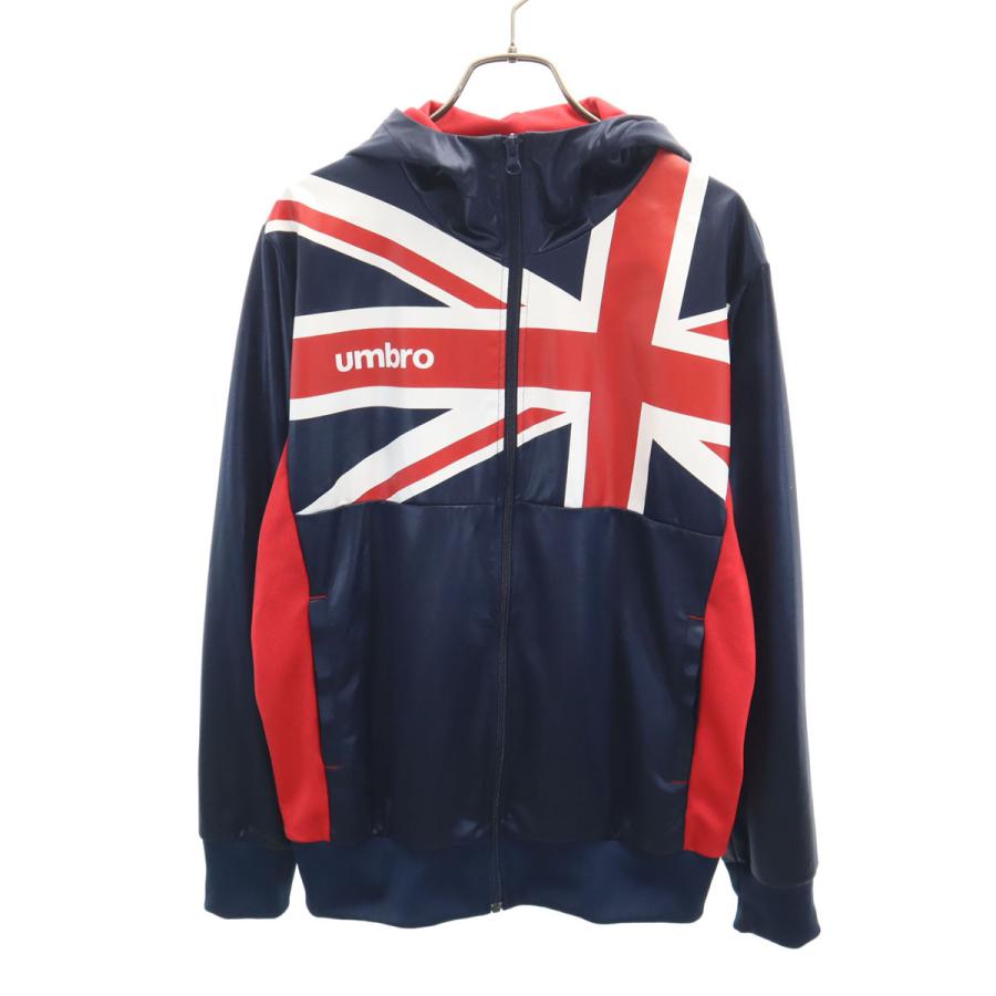 umbro（アンブロ） ユニオンジャック 長袖 ジップパーカー L ネイビー