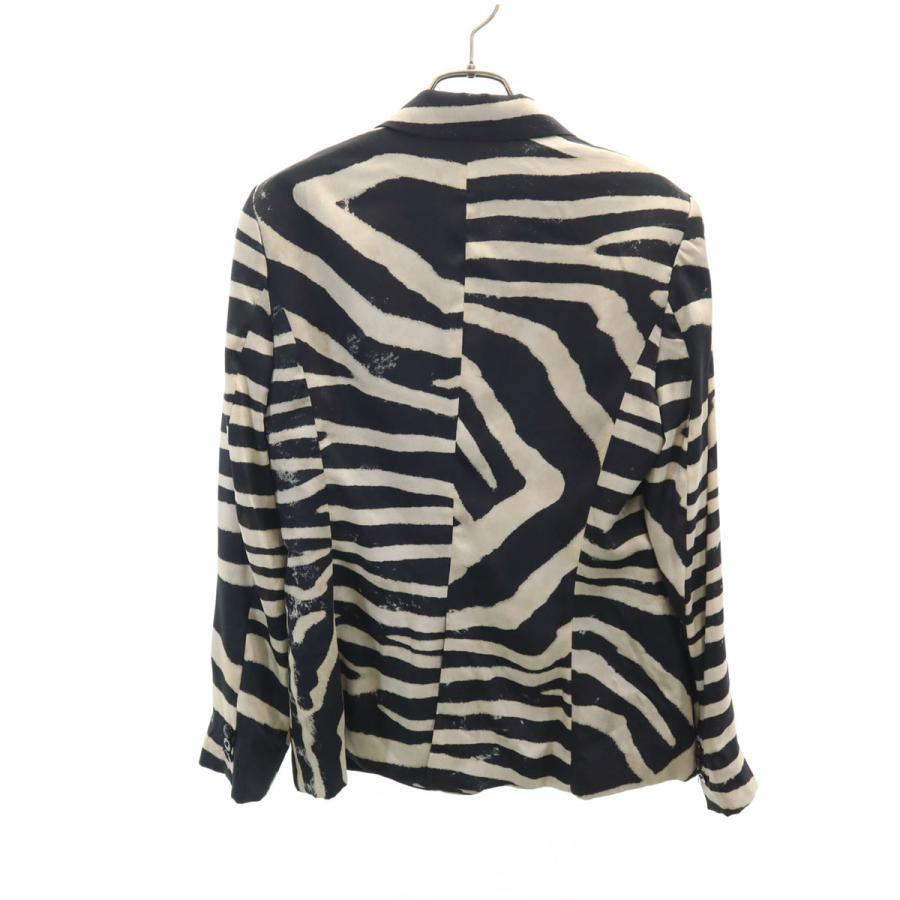 ZARA BASIC（ザラベーシック） ゼブラ柄 ブレザー M ベージュ 