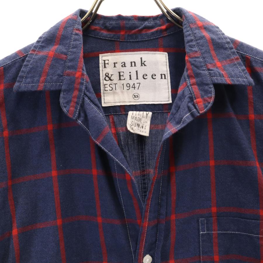 Frank & Eileen フランク&アイリーン USA製 チェック柄 長袖 オープン 