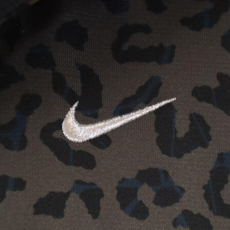 NIKE（ナイキ） レオパード 長袖 ジップパーカー M チャコールグレー