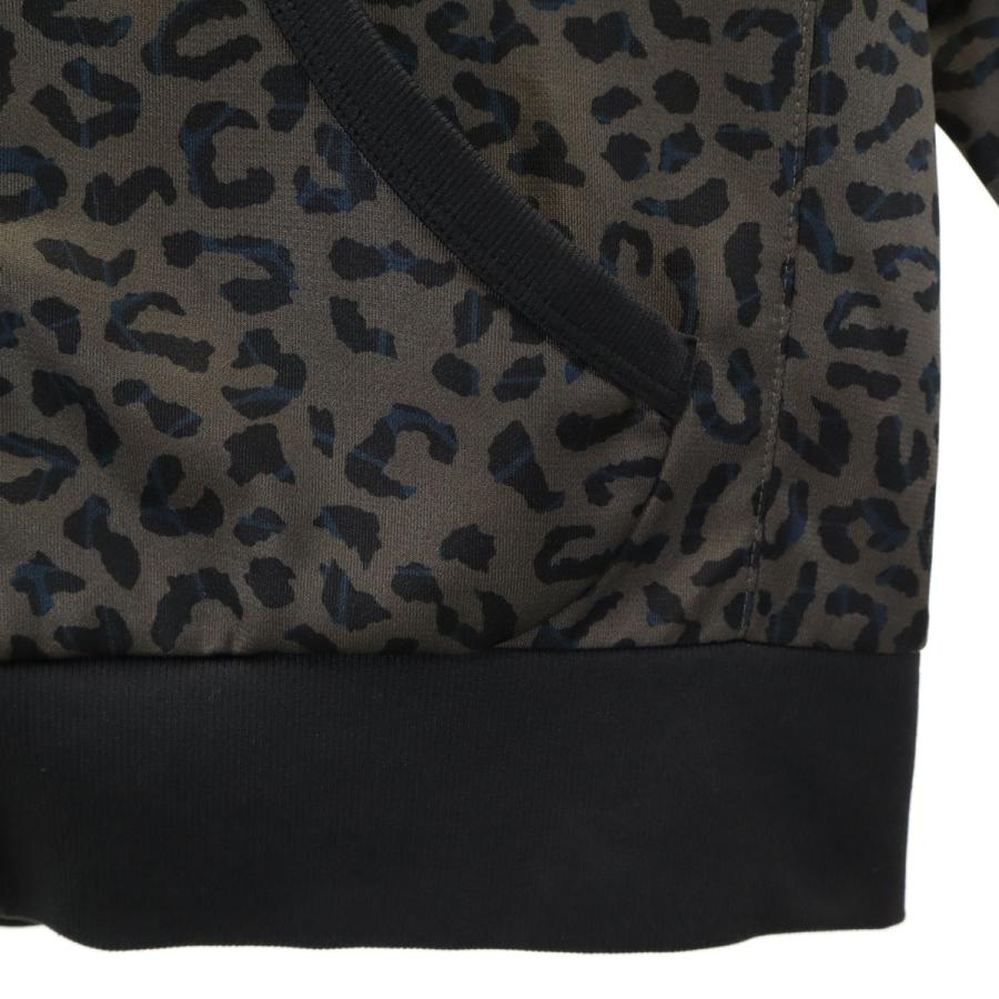 NIKE（ナイキ） レオパード 長袖 ジップパーカー M チャコールグレー