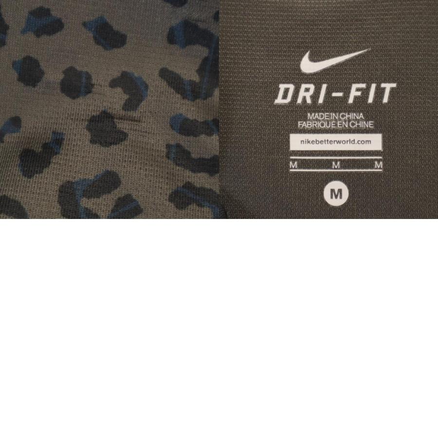 NIKE（ナイキ） レオパード 長袖 ジップパーカー M チャコールグレー