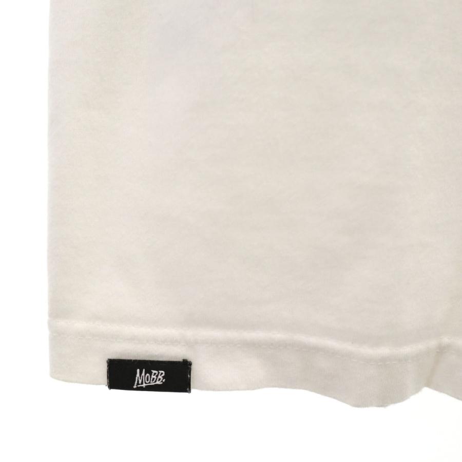 MOBB モブ 長袖 Tシャツ S ホワイト ロンT レディース 古着 中古
