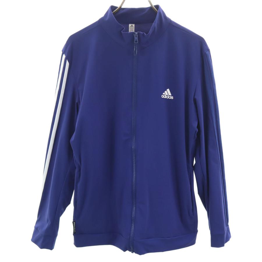 adidas アディダス トラックジャケット ジャージ ジャージウェア 古着 adidas（アディダス） トラックジャケット L ブルー系 ジャージ メンズ