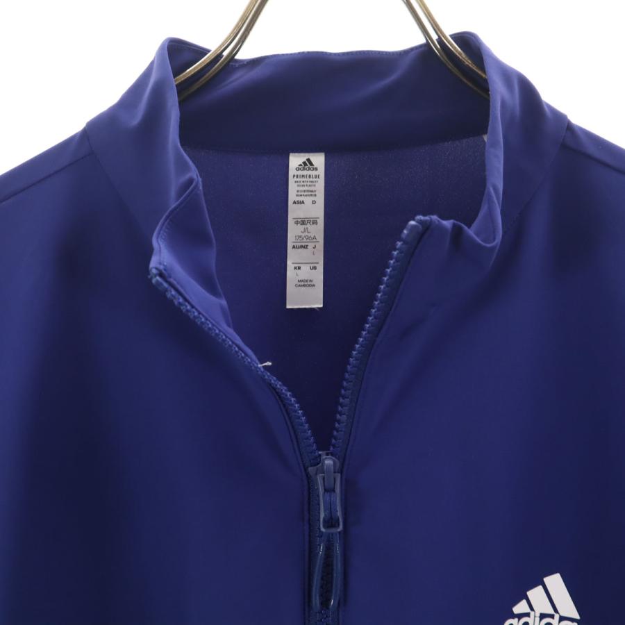adidas（アディダス） トラックジャケット L ブルー系 ジャージ メンズ