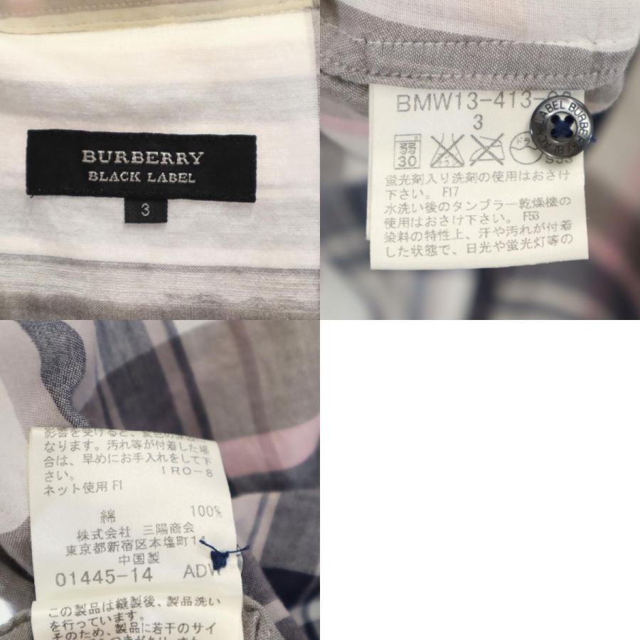 BURBERRY BLACK LABEL（バーバリーブラックレーベル） チェック柄 半袖