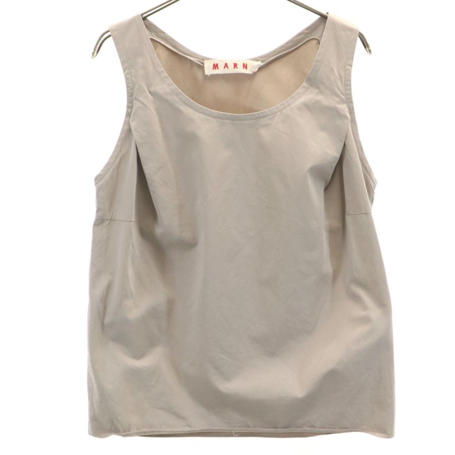 K*。様 MARNI ノースリーブ　マルニ MARNI（マルニ） イタリア製 ノースリーブ カットソー 40 グレージュ