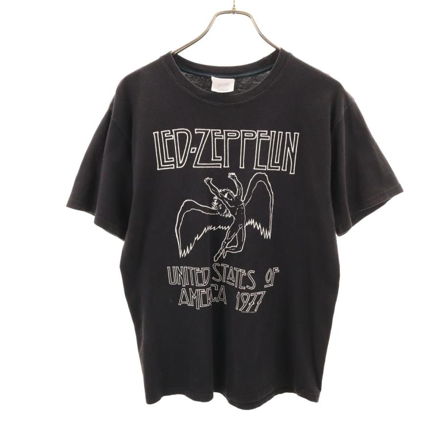 Hanes（ヘインズ） 00s LED ZEPPELIN 半袖 Tシャツ M ブラック レッド
