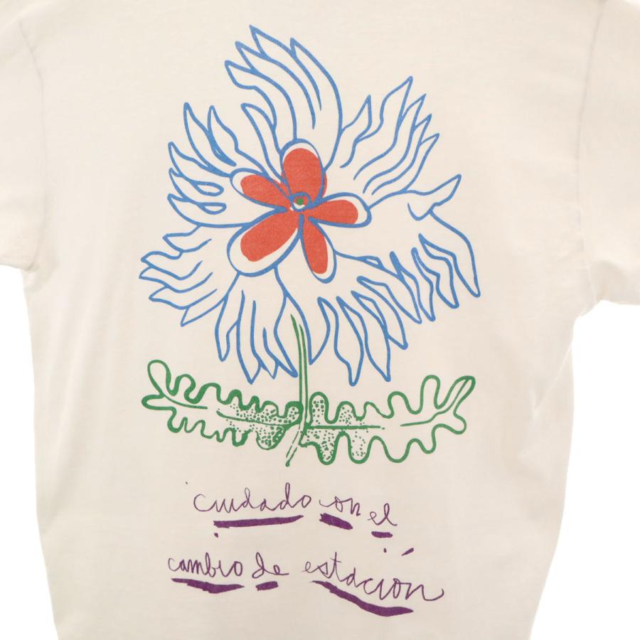 STUSSY（ステューシー） バックプリント フラワー 半袖 Tシャツ M