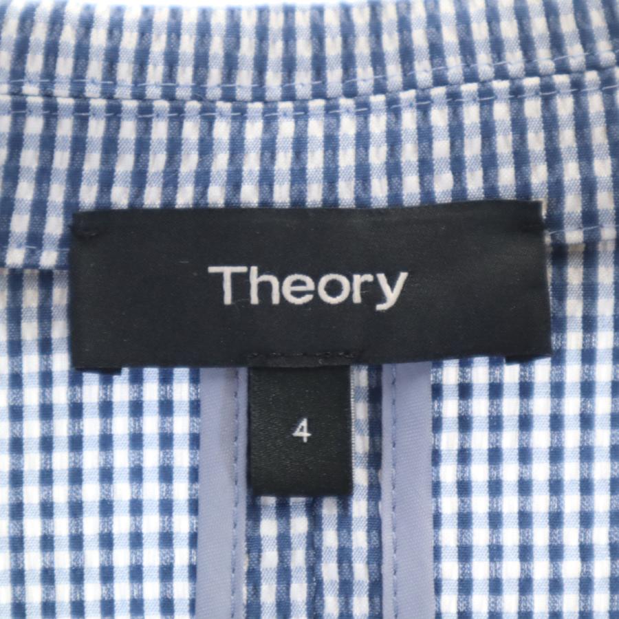theory（セオリー） 日本製 ギンガムチェック シアサッカー テーラード