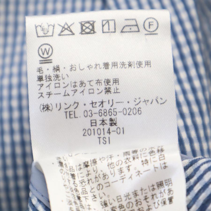 theory（セオリー） 日本製 ギンガムチェック シアサッカー テーラード
