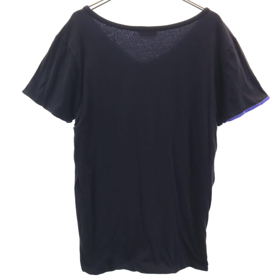 Dior ディオール 半袖 Vネック Tシャツ M ブラック レディース 古着