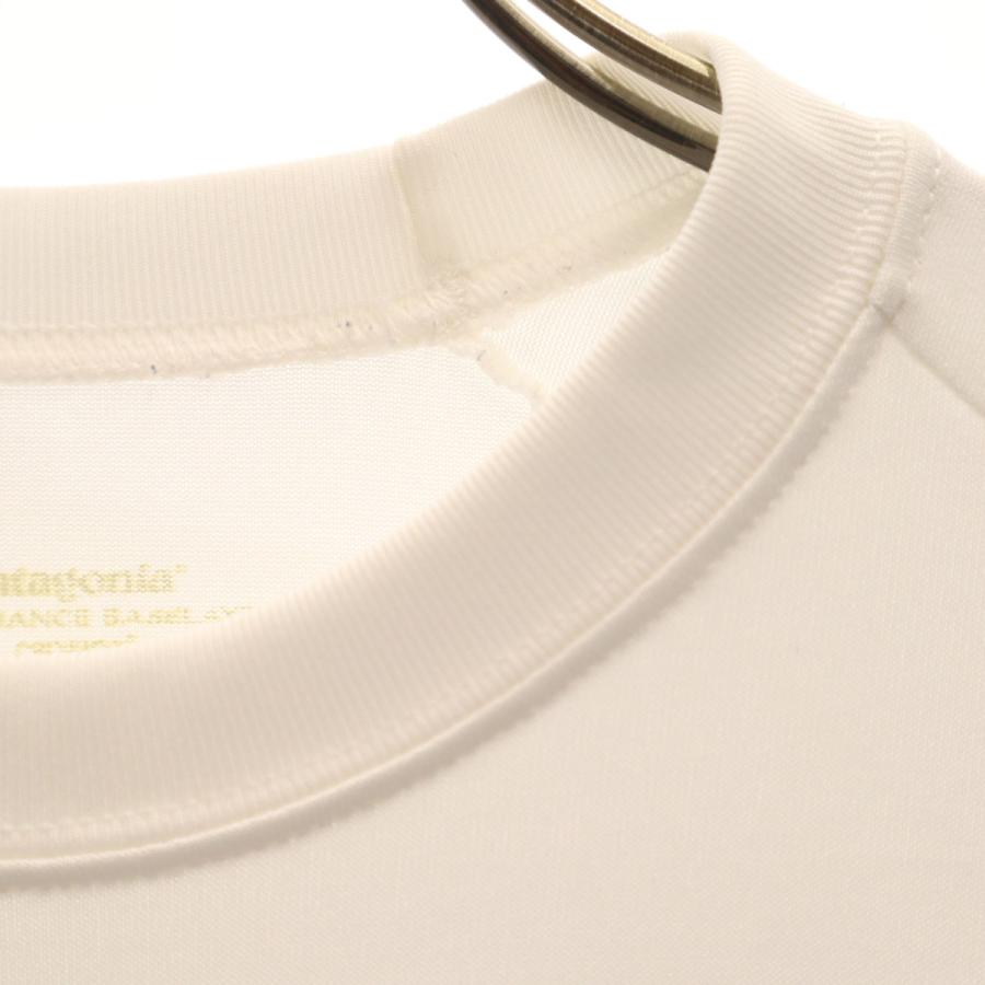 patagonia（パタゴニア） 長袖 Tシャツ S ホワイト フライング