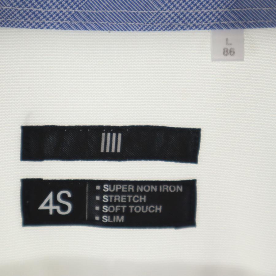 SUIT SELECTSUIT SELECT スーツセレクト 長袖 シャツ L ホワイト系 4S