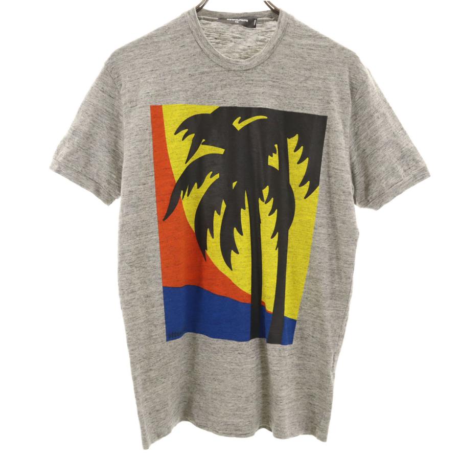 DSQUARED2（ディースクエアード） イタリア製 半袖 Tシャツ XS グレー