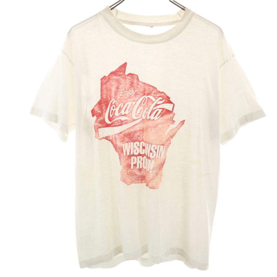 90s オールド コカコーラ 半袖 シングルステッチ Tシャツ ホワイト