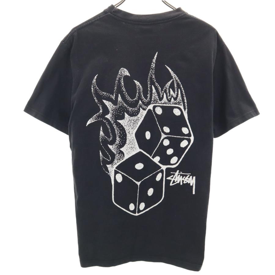 STUSSY（ステューシー） 半袖 Tシャツ M ブラック メンズ 古着 中古
