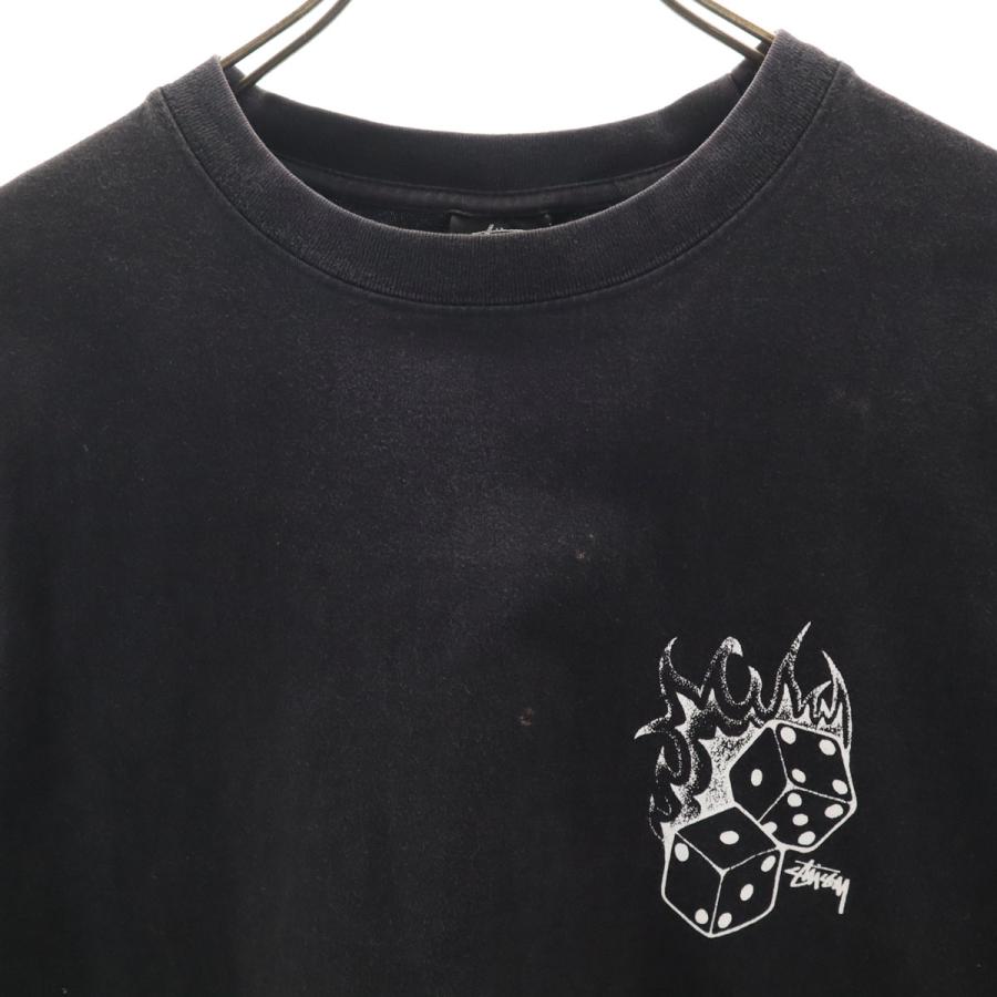 STUSSY（ステューシー） 半袖 Tシャツ M ブラック メンズ 古着 中古