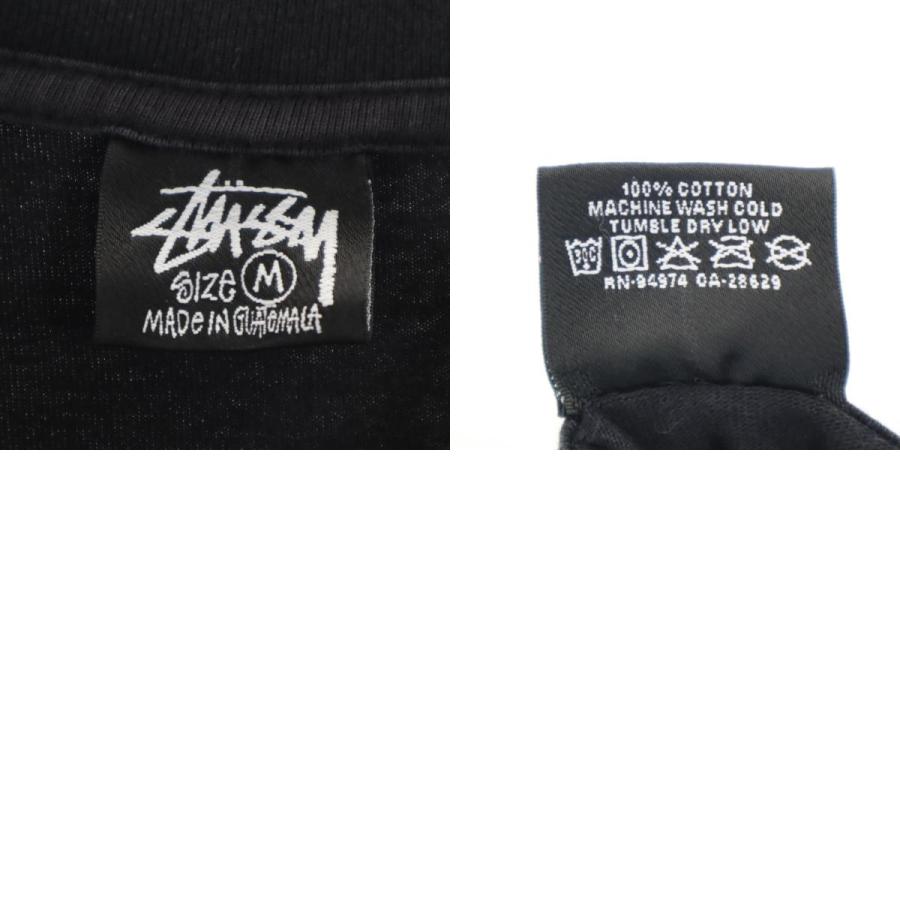 STUSSY（ステューシー） 半袖 Tシャツ M ブラック メンズ 古着 中古
