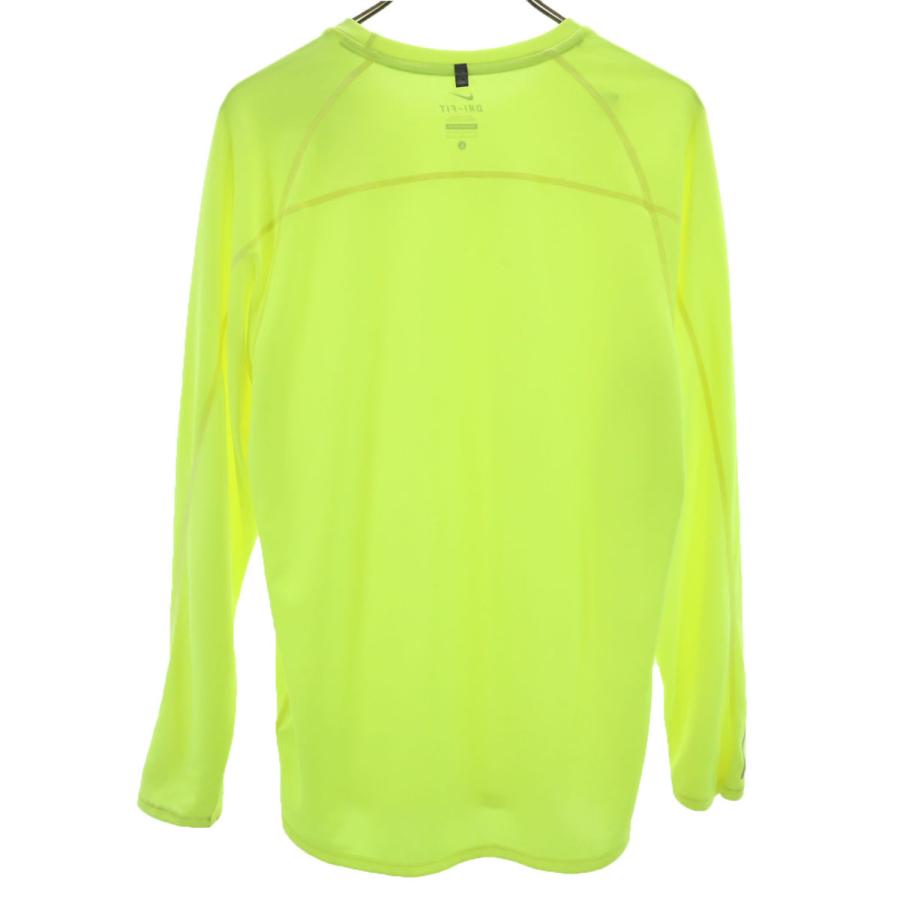 NIKE（ナイキ） 未使用 長袖 Tシャツ L イエロー ランニング ロンT DRI