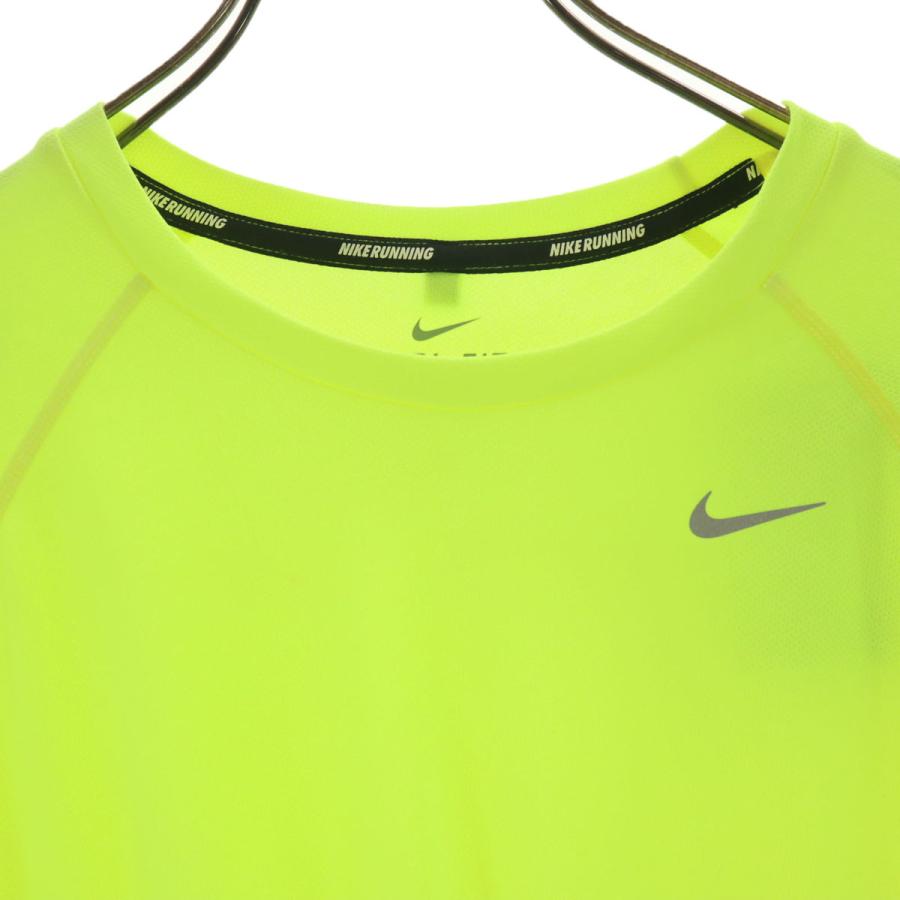 NIKE（ナイキ） 未使用 長袖 Tシャツ L イエロー ランニング ロンT DRI