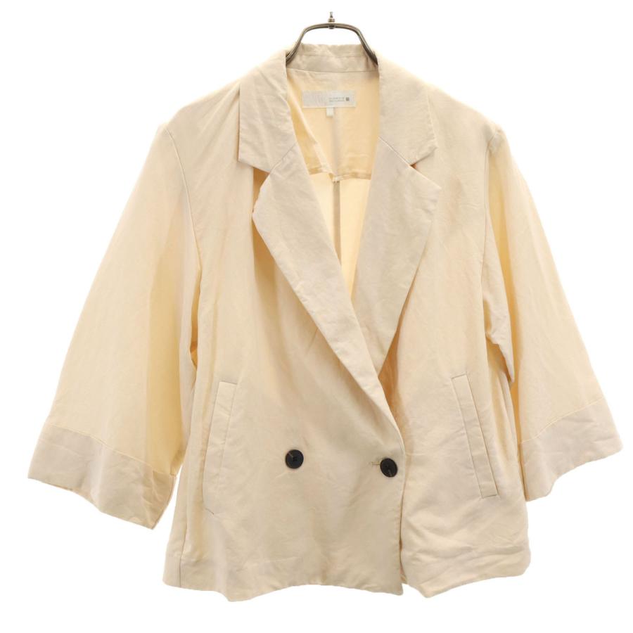 ZARA（ザラ） ダブル テーラードジャケット XS ベージュ レディース 