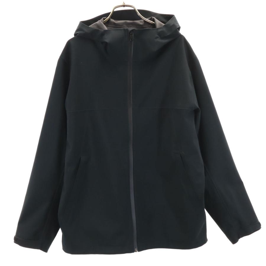 ユニクロ（UNIQLO） ブロックテック マウンテンパーカー L ブラック 3D 