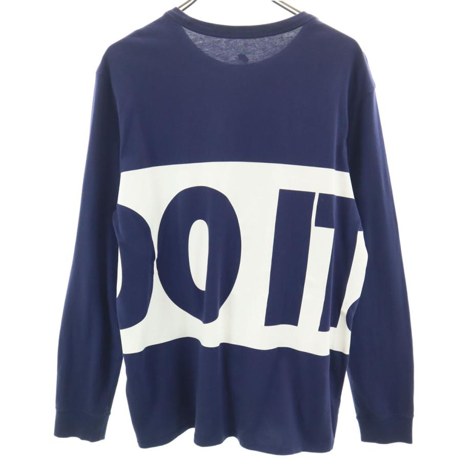 NIKE（ナイキ） 長袖 Tシャツ XL ネイビー ロンT メンズ 古着 中古