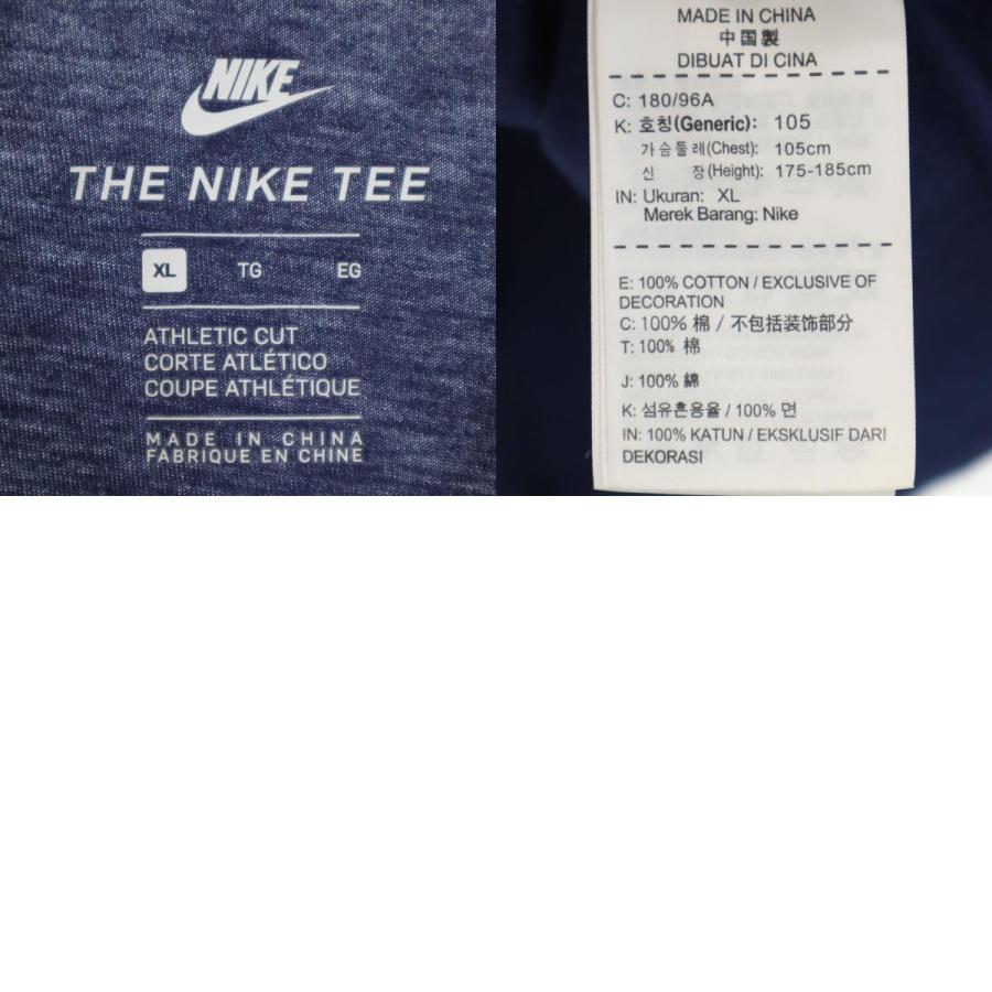 NIKE（ナイキ） 長袖 Tシャツ XL ネイビー ロンT メンズ 古着 中古