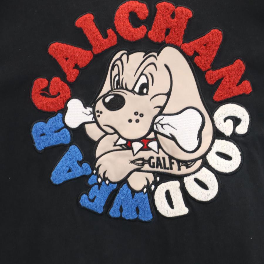 GALFY（ガルフィー） 長袖 Tシャツ 大型犬 ブラック ロンT メンズ 古着