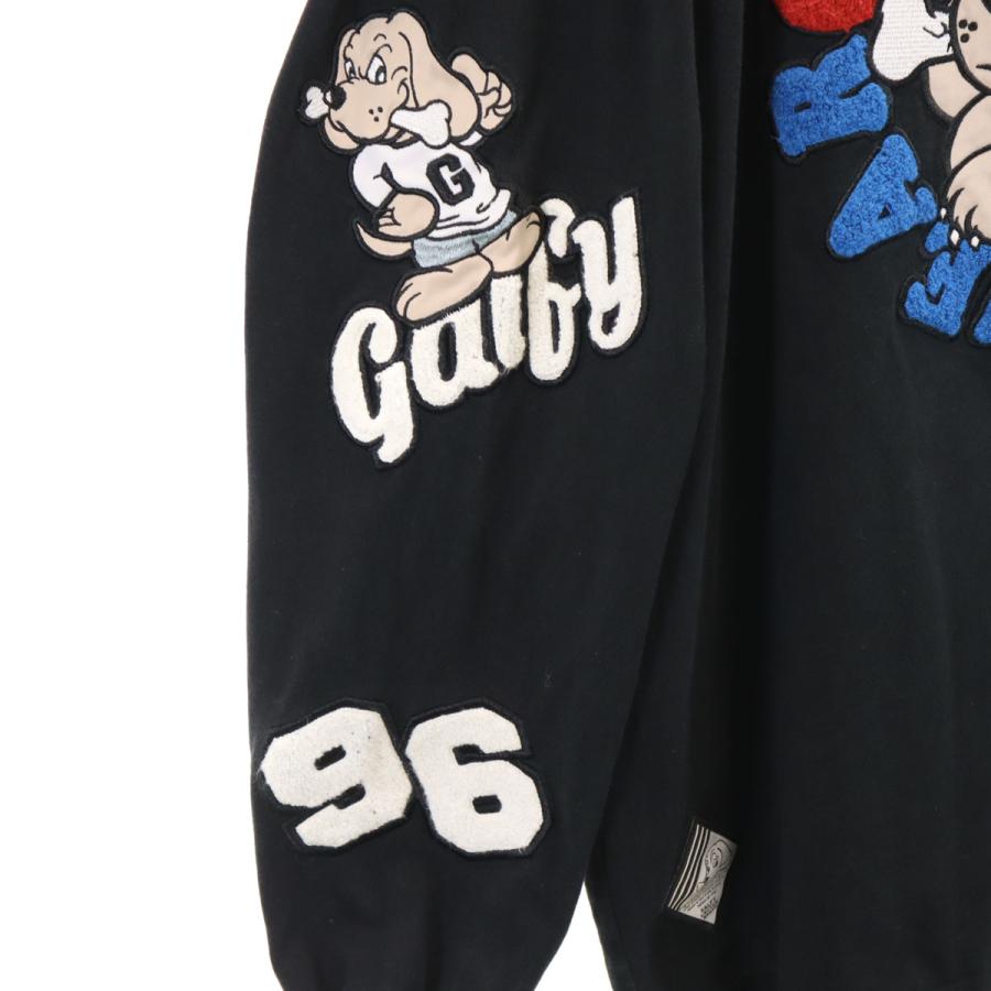 GALFY（ガルフィー） 長袖 Tシャツ 大型犬 ブラック ロンT メンズ 古着