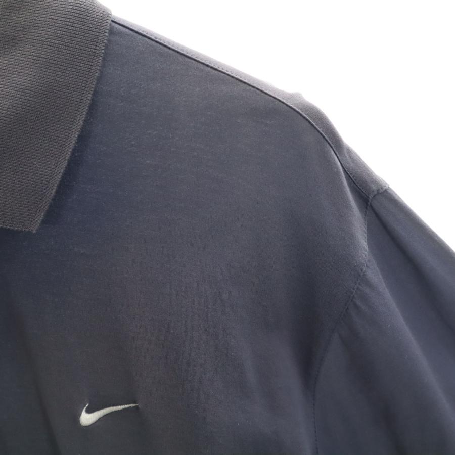 NIKE（ナイキ） タイガーウッズ ゴルフ 長袖 ポロシャツ M グレー