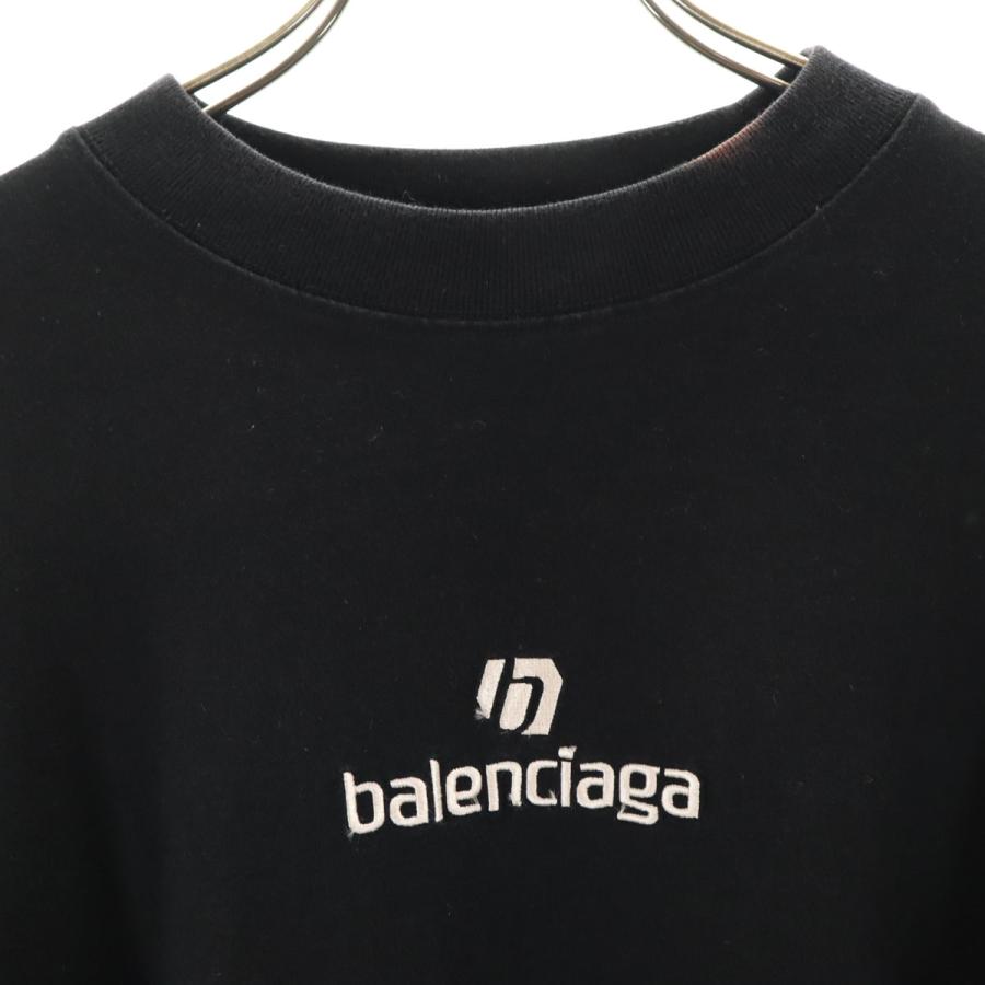 BALENCIAGA（バレンシアガ） ポルトガル製 長袖 Tシャツ S ブラック