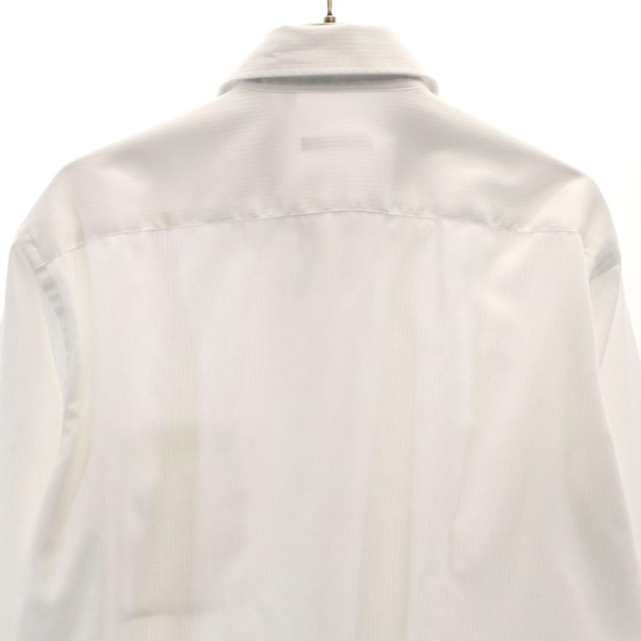 SUIT SELECT スーツセレクト 長袖 シャツ L ホワイト メンズ 古着 中古