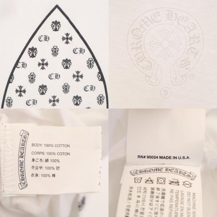 CHROME HEARTS（クロムハーツ） USA製 半袖 Tシャツ S ホワイト メンズ
