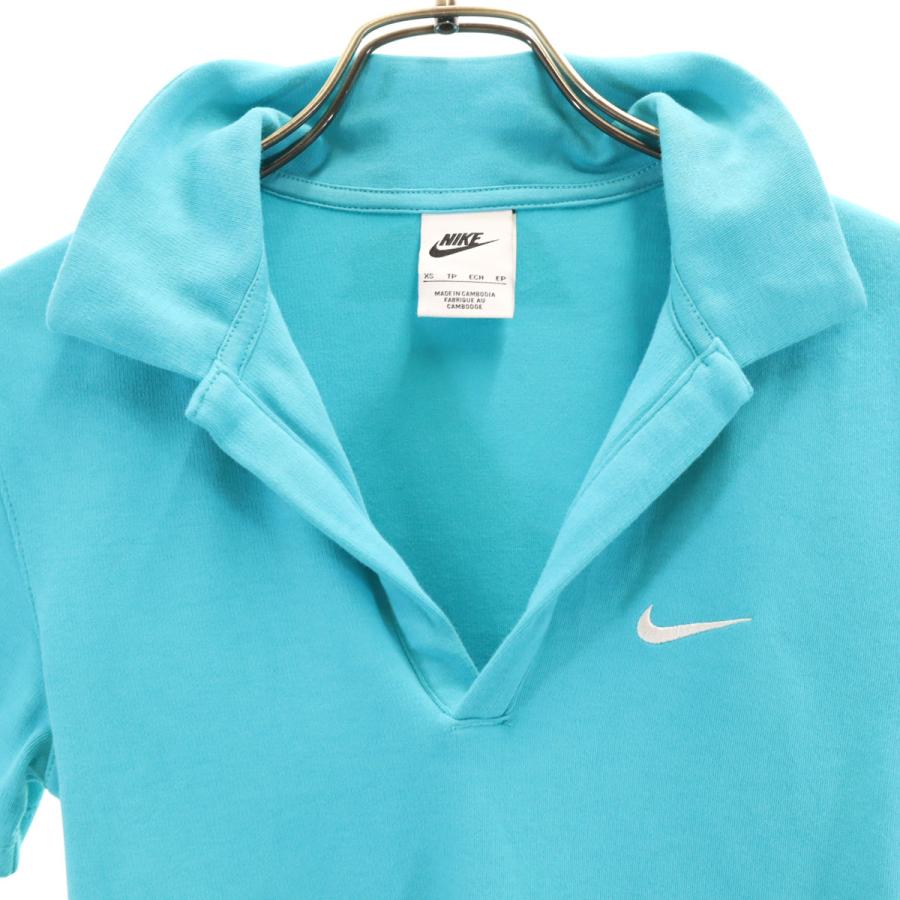 NIKE（ナイキ） 半袖 ショート丈 スキッパーカラー ポロシャツ XS
