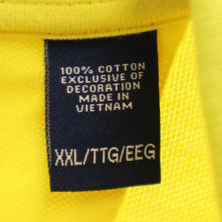 CHAPS（チャップス） 半袖 ポロシャツ XXL イエロー 鹿の子地