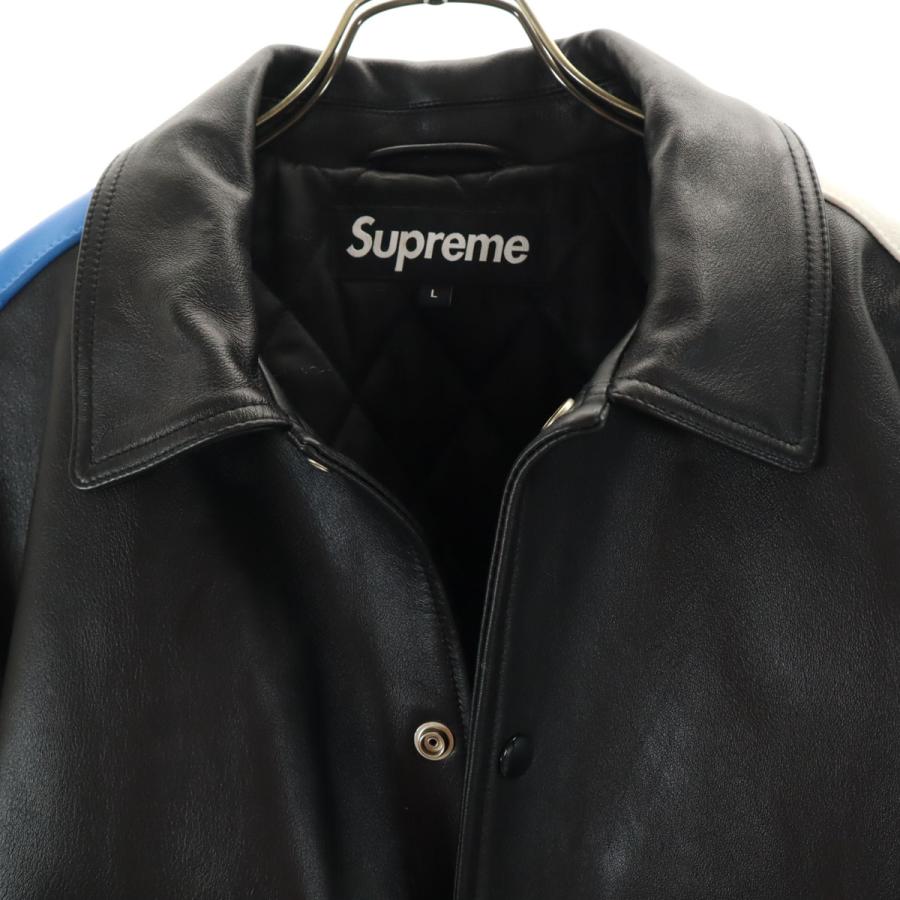Supreme（シュプリーム） 20FW スマーフ コラボ 羊革レザー バーシティ