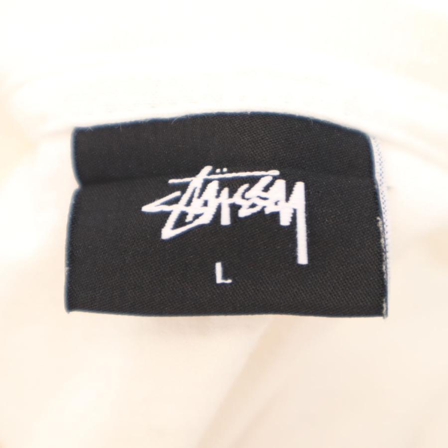 STUSSY（ステューシー） 半袖 Tシャツ L ホワイト メンズ 古着 中古