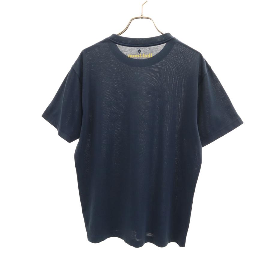 mont-bell 空調服　半袖タイプ　XL ネイビー mont-bell（モンベル） 夜のアルプス 半袖 WIC. Tシャツ M ネイビー