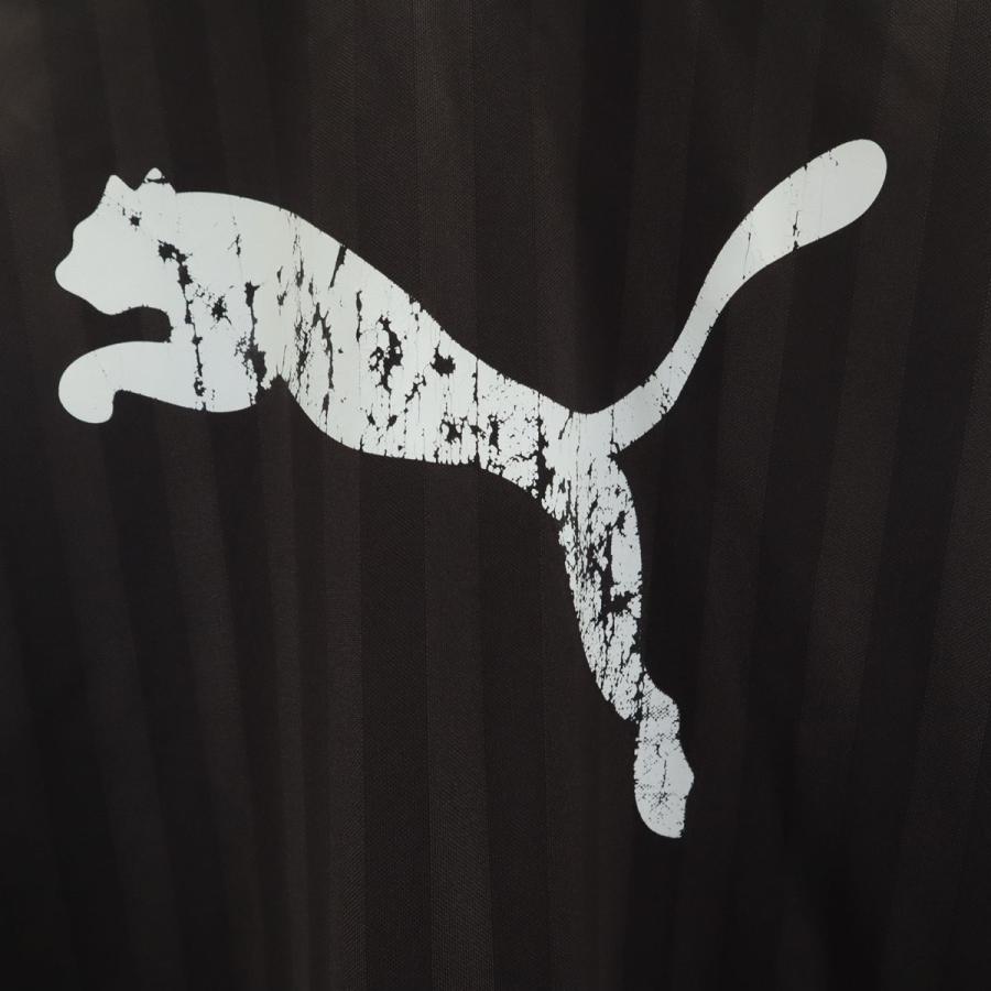 PUMA（プーマ） 日本製 ストライプ柄 トラックジャケット SS ブラウン