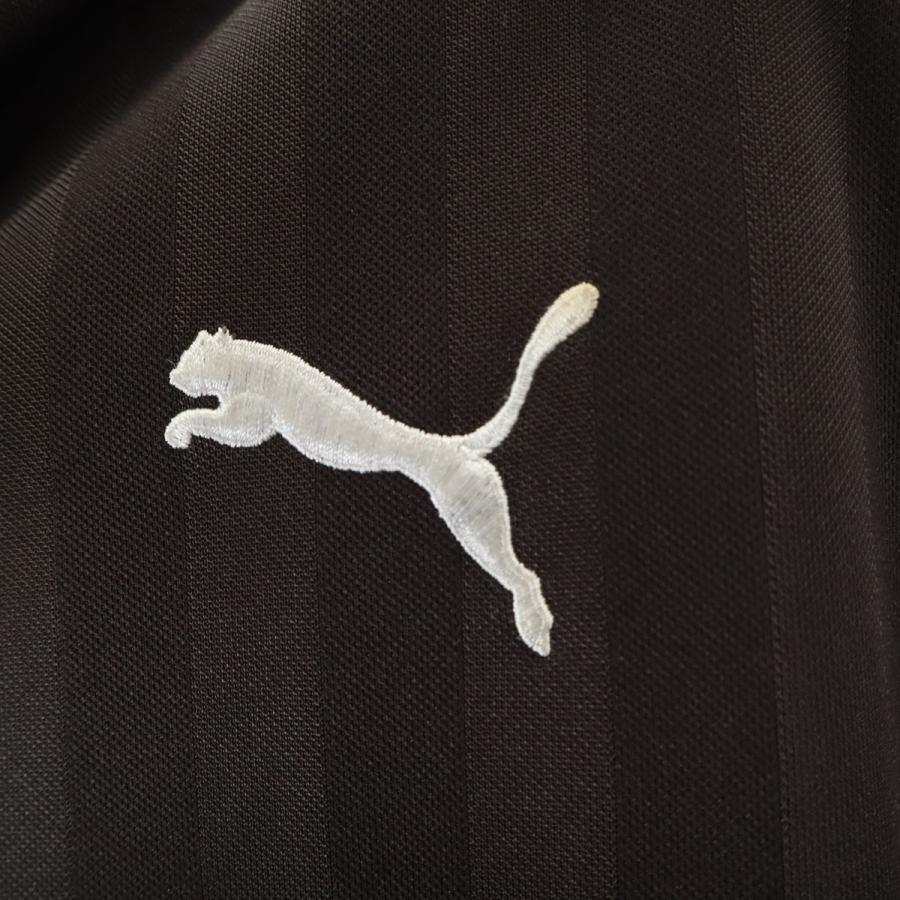PUMA（プーマ） 日本製 ストライプ柄 トラックジャケット SS ブラウン