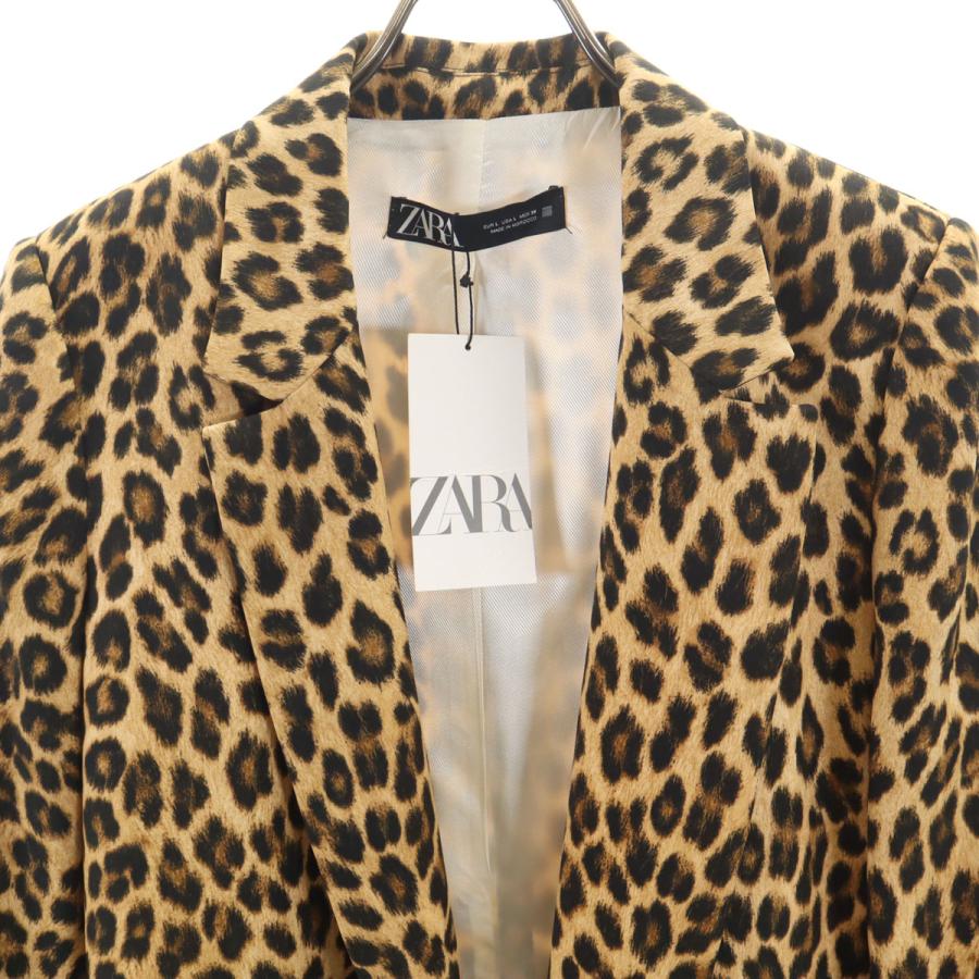 ZARA（ザラ） 未使用 レオパード ジャケット L ベージュ ブレザー