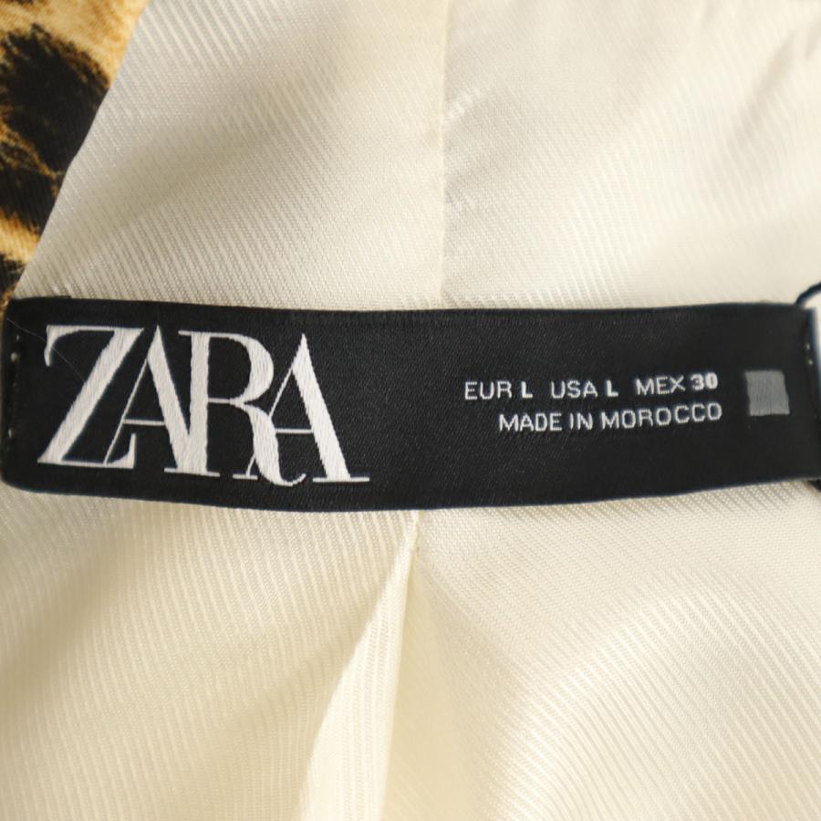 ZARA（ザラ） 未使用 レオパード ジャケット L ベージュ ブレザー