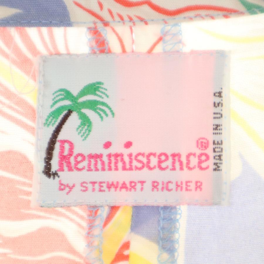 Reminiscence レミニッセンス 90s USA製 オールド 総柄 半袖 アロハ 