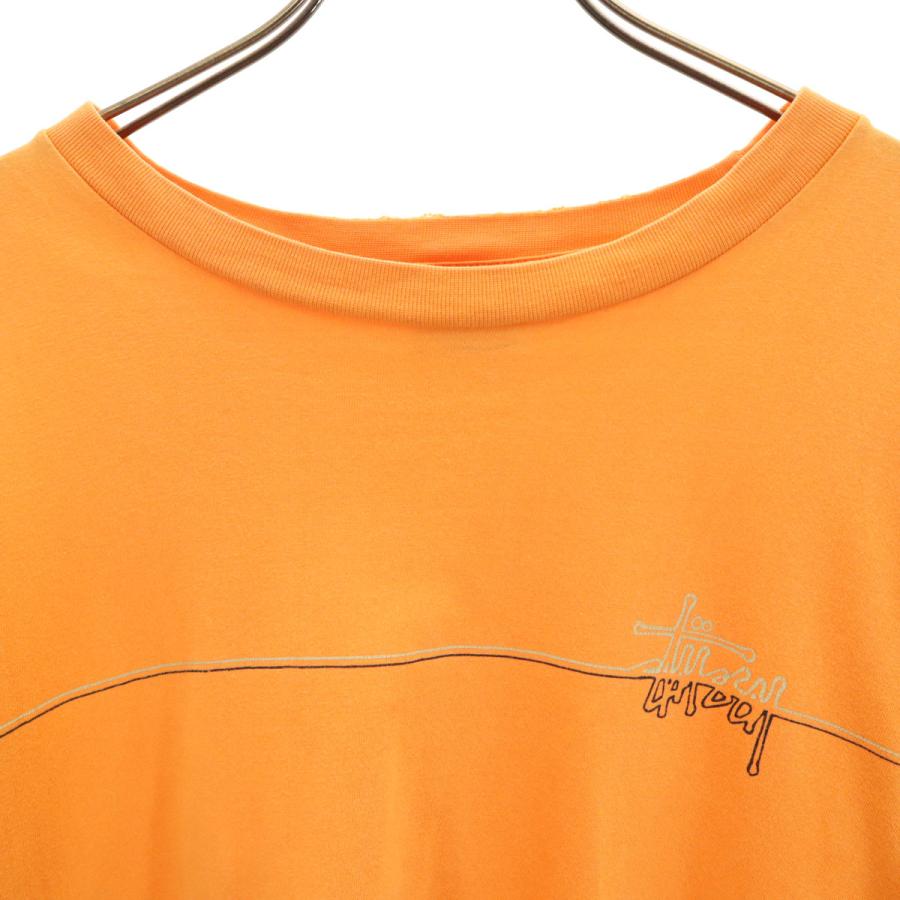 STUSSY（ステューシー） 90s USA製 紺タグ オールド 半袖 Tシャツ L