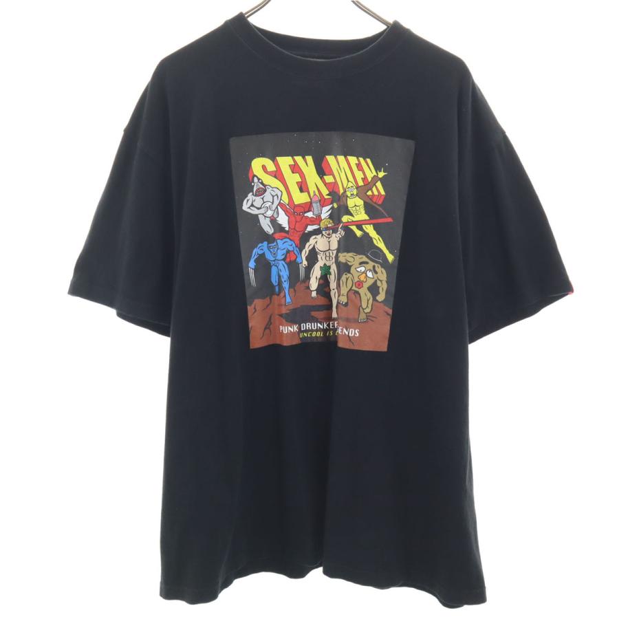 PUNK DRUNKERS（パンクドランカーズ） 半袖 Tシャツ XXL ブラック