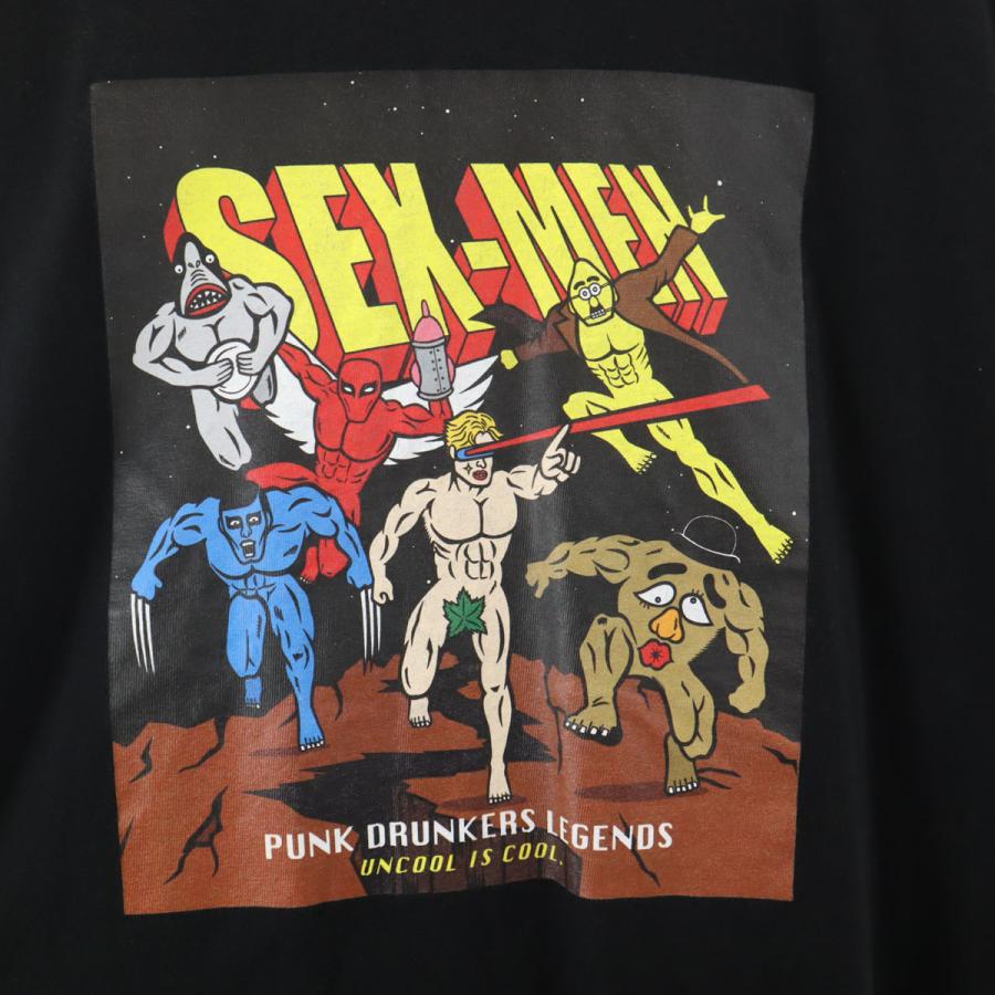 【PUNKDRUNKERS】あいつ 鬼 MVH Tシャツ XXL 黒 未使用 PUNK DRUNKERS（パンクドランカーズ） 半袖 Tシャツ XXL ブラック