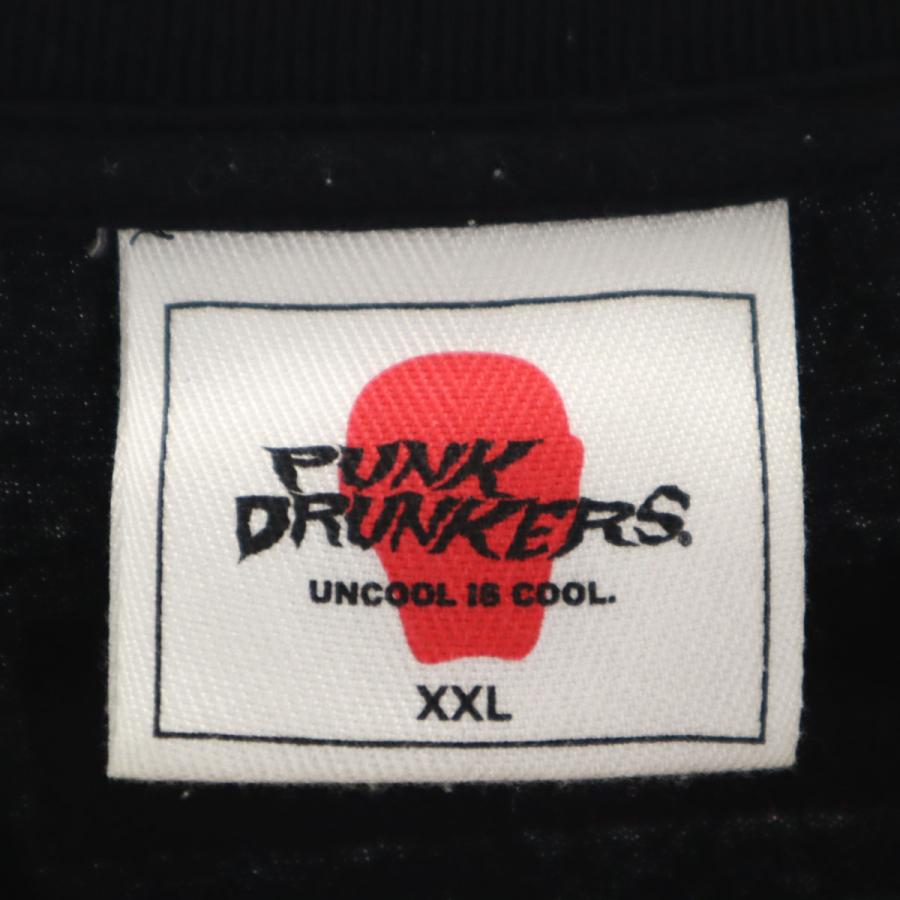 PUNK DRUNKERS（パンクドランカーズ） 半袖 Tシャツ XXL ブラック