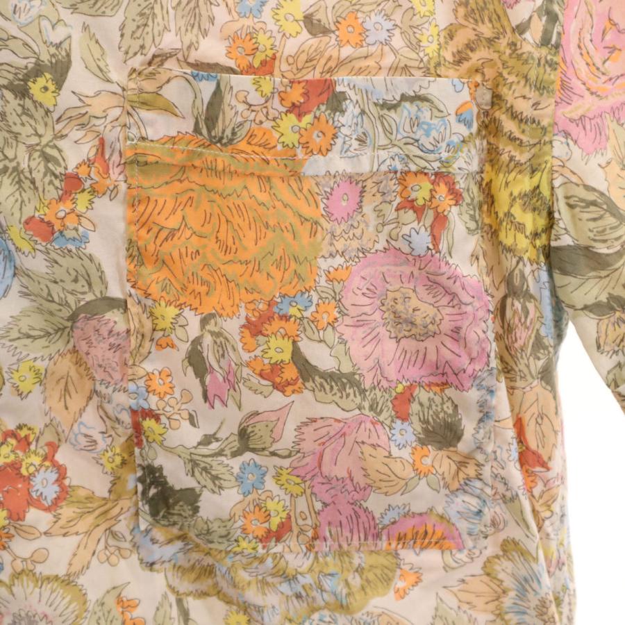 BURBERRY（バーバリー） 花柄 半袖 オープンカラーシャツ XS